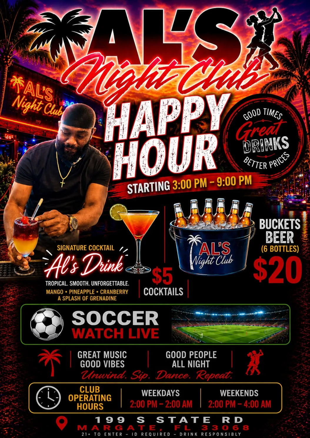 Daily Happy Hour